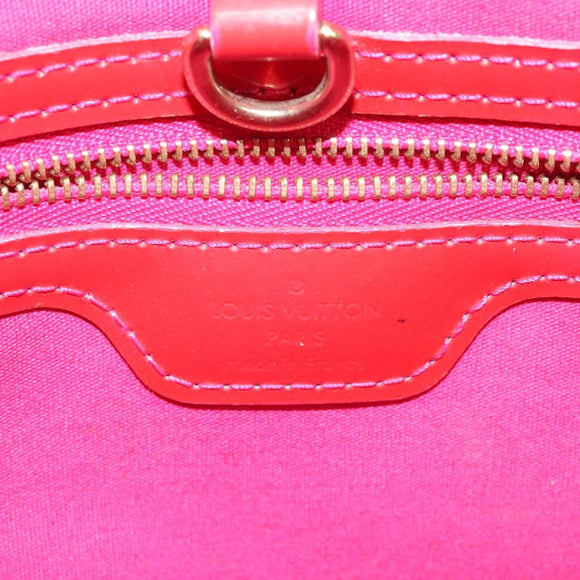 LOUIS VUITTON Monogram Vernis Wilshire PM Hand Bag Rose Pop M93643 Auth 116728