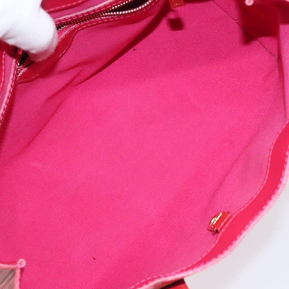 LOUIS VUITTON Monogram Vernis Wilshire PM Hand Bag Rose Pop M93643 Auth 116728