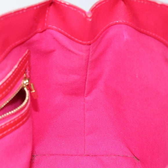 LOUIS VUITTON Monogram Vernis Wilshire PM Hand Bag Rose Pop M93643 Auth 116728