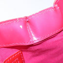 LOUIS VUITTON Monogram Vernis Wilshire PM Hand Bag Rose Pop M93643 Auth 116728-12