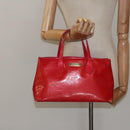 LOUIS VUITTON Monogram Vernis Wilshire PM Hand Bag Rose Pop M93643 Auth 116728-21