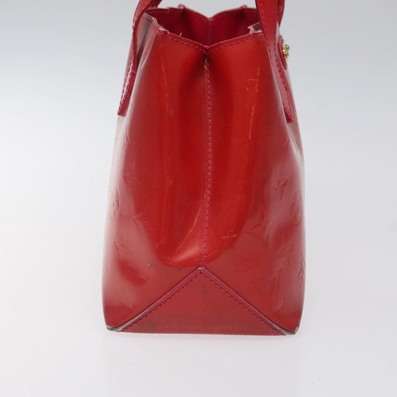 LOUIS VUITTON Monogram Vernis Wilshire PM Hand Bag Rose Pop M93643 Auth 116728