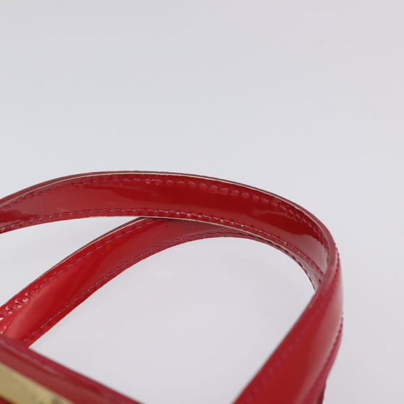 LOUIS VUITTON Monogram Vernis Wilshire PM Hand Bag Rose Pop M93643 Auth 116728