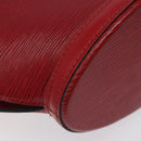 LOUIS VUITTON Epi Saint Jacques Shoulder Bag Red M52277 LV Auth 116737-15
