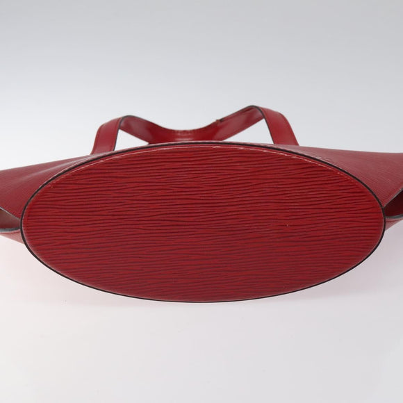 LOUIS VUITTON Epi Saint Jacques Shoulder Bag Red M52277 LV Auth 116737