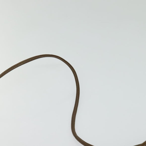 GUCCI GG Supreme Web Sherry Line Bag PVC Beige Gold 89 02 066 Auth 116754