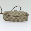 GUCCI GG Supreme Web Sherry Line Bag PVC Beige Gold 89 02 066 Auth 116754-5