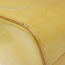 LOUIS VUITTON Monogram Vernis Houston Hand Bag Gris M91053 LV Auth 116767-15