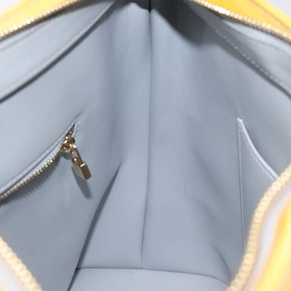 LOUIS VUITTON Monogram Vernis Houston Hand Bag Gris M91053 LV Auth 116767