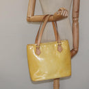 LOUIS VUITTON Monogram Vernis Houston Hand Bag Gris M91053 LV Auth 116767-23