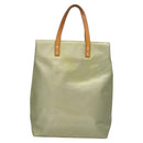 LOUIS VUITTON Monogram Vernis Reade MM Hand Bag Gris M91142 LV Auth 116768-13