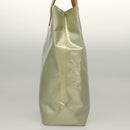 LOUIS VUITTON Monogram Vernis Reade MM Hand Bag Gris M91142 LV Auth 116768-3