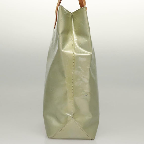 LOUIS VUITTON Monogram Vernis Reade MM Hand Bag Gris M91142 LV Auth 116768