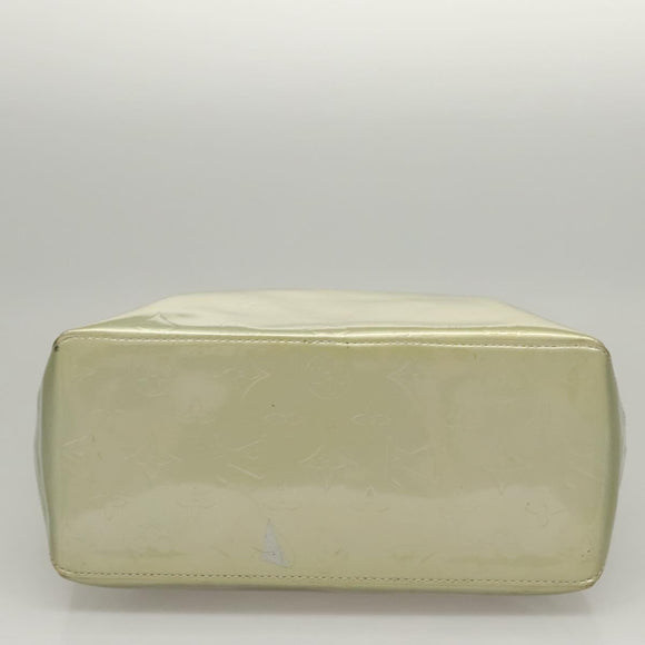 LOUIS VUITTON Monogram Vernis Reade MM Hand Bag Gris M91142 LV Auth 116768