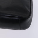 GUCCI Bamboo Hand Bag Leather 2way Black Gold 001 0166 1638 Auth 116782-15