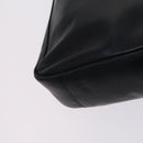 GUCCI Bamboo Hand Bag Leather 2way Black Gold 001 0166 1638 Auth 116782-16