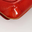LOUIS VUITTON Monogram Vernis Thompson Street Bag Red M91094 LV Auth 116785-9