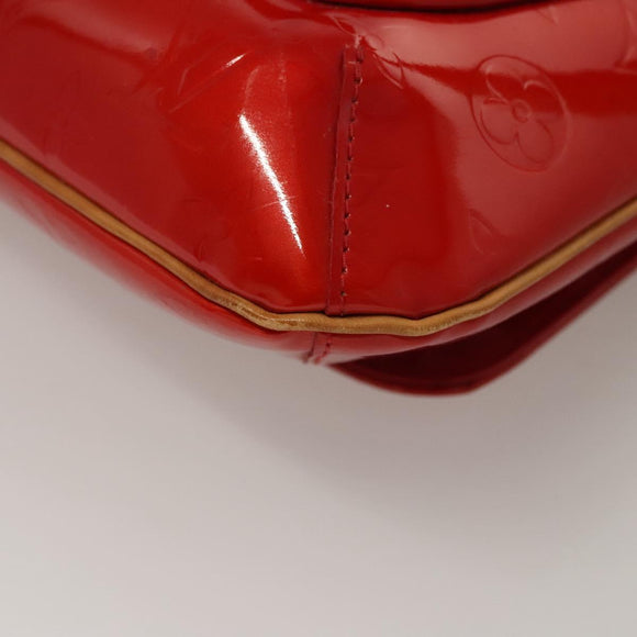 LOUIS VUITTON Monogram Vernis Thompson Street Bag Red M91094 LV Auth 116785