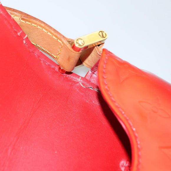LOUIS VUITTON Monogram Vernis Thompson Street Bag Red M91094 LV Auth 116785