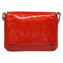 LOUIS VUITTON Monogram Vernis Thompson Street Bag Red M91094 LV Auth 116785-13