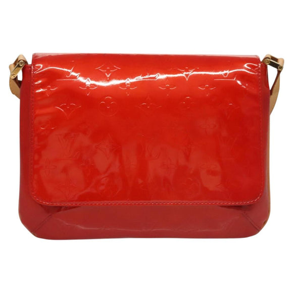 LOUIS VUITTON Monogram Vernis Thompson Street Bag Red M91094 LV Auth 116785