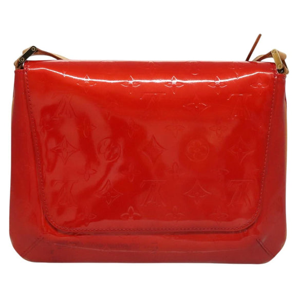 LOUIS VUITTON Monogram Vernis Thompson Street Bag Red M91094 LV Auth 116785