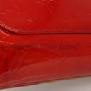 LOUIS VUITTON Monogram Vernis Thompson Street Bag Red M91094 LV Auth 116785-3
