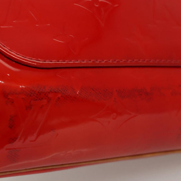 LOUIS VUITTON Monogram Vernis Thompson Street Bag Red M91094 LV Auth 116785