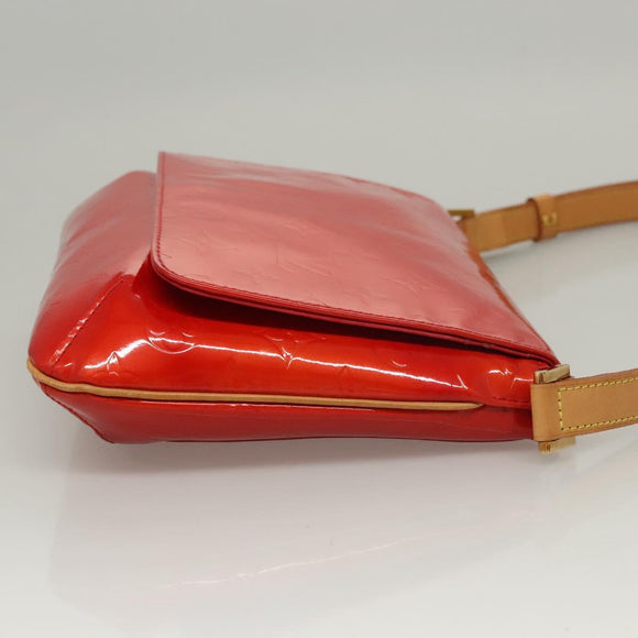 LOUIS VUITTON Monogram Vernis Thompson Street Bag Red M91094 LV Auth 116785