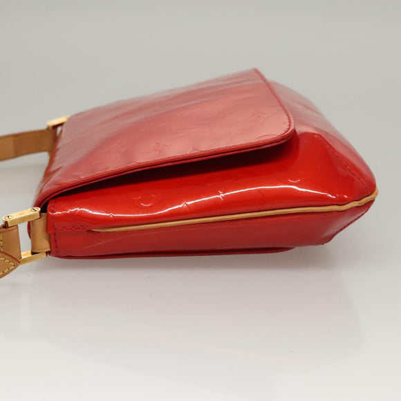 LOUIS VUITTON Monogram Vernis Thompson Street Bag Red M91094 LV Auth 116785