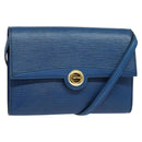 LOUIS VUITTON Epi Pochette Arche Shoulder Bag Blue M52575 LV Auth 116786-1