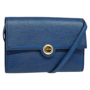 LOUIS VUITTON Epi Pochette Arche Shoulder Bag Blue M52575 LV Auth 116786