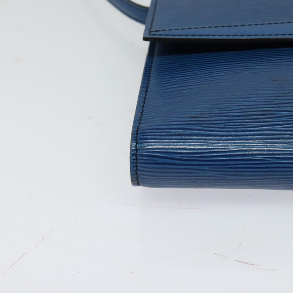 LOUIS VUITTON Epi Pochette Arche Shoulder Bag Blue M52575 LV Auth 116786