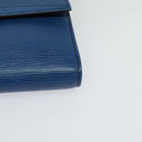 LOUIS VUITTON Epi Pochette Arche Shoulder Bag Blue M52575 LV Auth 116786-15