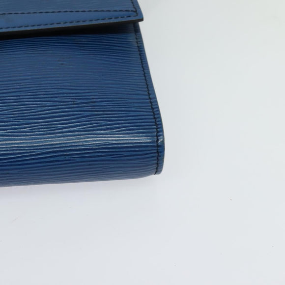 LOUIS VUITTON Epi Pochette Arche Shoulder Bag Blue M52575 LV Auth 116786