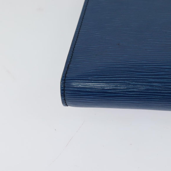 LOUIS VUITTON Epi Pochette Arche Shoulder Bag Blue M52575 LV Auth 116786