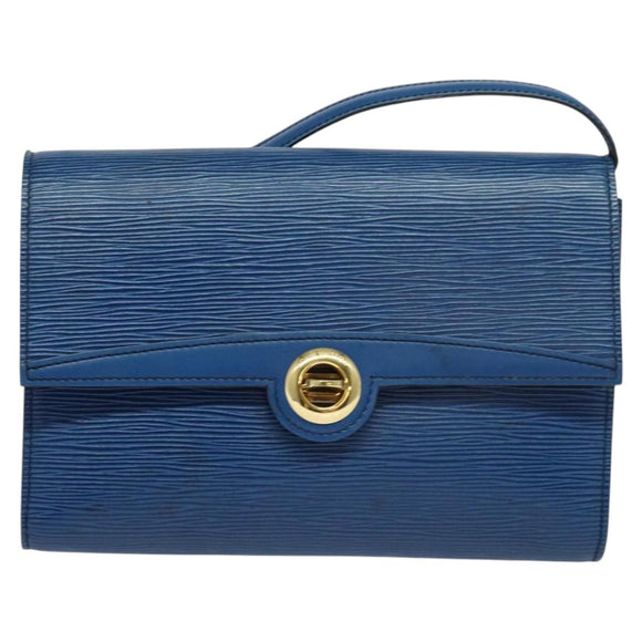 LOUIS VUITTON Epi Pochette Arche Shoulder Bag Blue M52575 LV Auth 116786