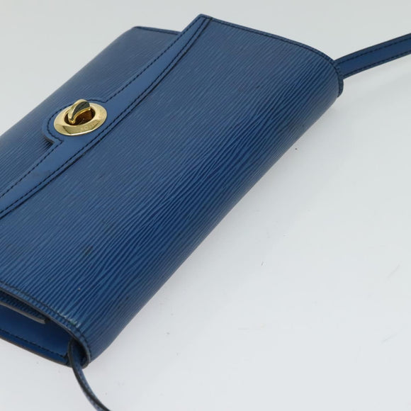 LOUIS VUITTON Epi Pochette Arche Shoulder Bag Blue M52575 LV Auth 116786