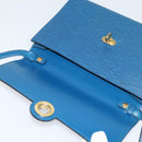 LOUIS VUITTON Epi Pochette Arche Shoulder Bag Blue M52575 LV Auth 116787-9