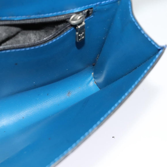 LOUIS VUITTON Epi Pochette Arche Shoulder Bag Blue M52575 LV Auth 116787