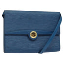 LOUIS VUITTON Epi Pochette Arche Shoulder Bag Blue M52575 LV Auth 116787-1