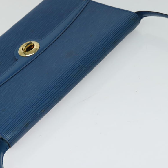 LOUIS VUITTON Epi Pochette Arche Shoulder Bag Blue M52575 LV Auth 116787