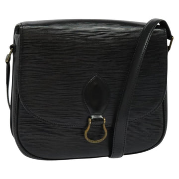 LOUIS VUITTON Epi Saint Cloud GM Shoulder Bag Black Noir M52192 LV Auth 116788