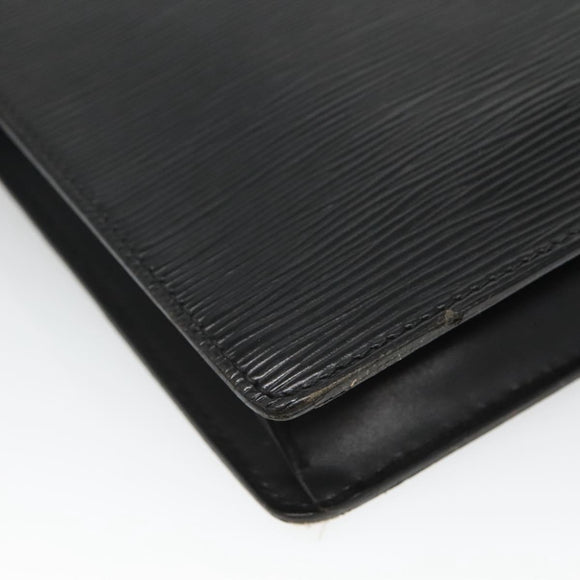LOUIS VUITTON Epi Pochette Homme Clutch Bag Black Noir M52522 LV Auth 116789