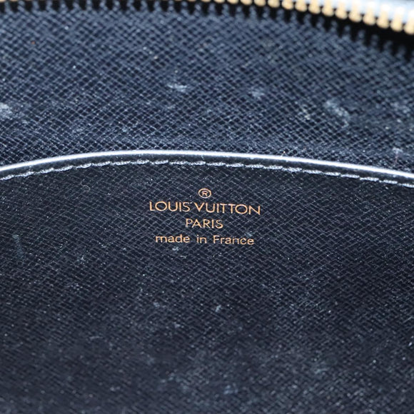LOUIS VUITTON Epi Pochette Homme Clutch Bag Black Noir M52522 LV Auth 116789