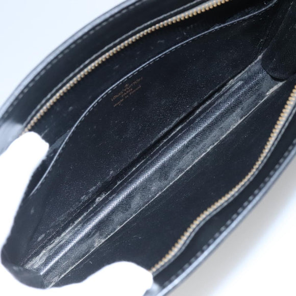 LOUIS VUITTON Epi Pochette Homme Clutch Bag Black Noir M52522 LV Auth 116789