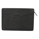 LOUIS VUITTON Epi Pochette Homme Clutch Bag Black Noir M52522 LV Auth 116789-13