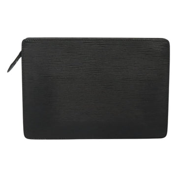 LOUIS VUITTON Epi Pochette Homme Clutch Bag Black Noir M52522 LV Auth 116789 - 0
