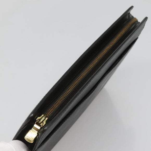 LOUIS VUITTON Epi Pochette Homme Clutch Bag Black Noir M52522 LV Auth 116789