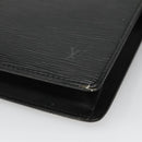 LOUIS VUITTON Epi Pochette Homme Clutch Bag Black Noir M52522 LV Auth 116789-7
